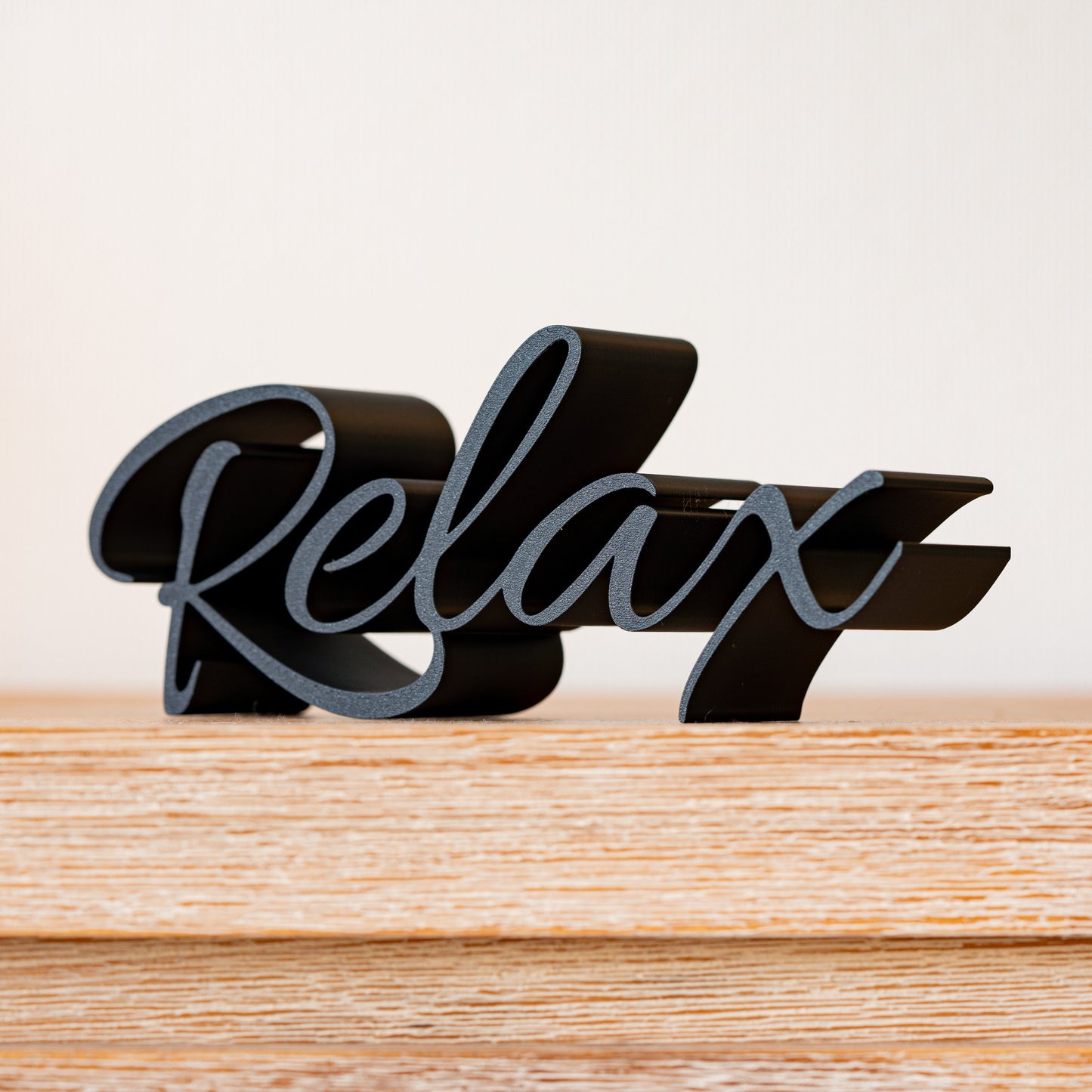 Schriftzug "Relax"