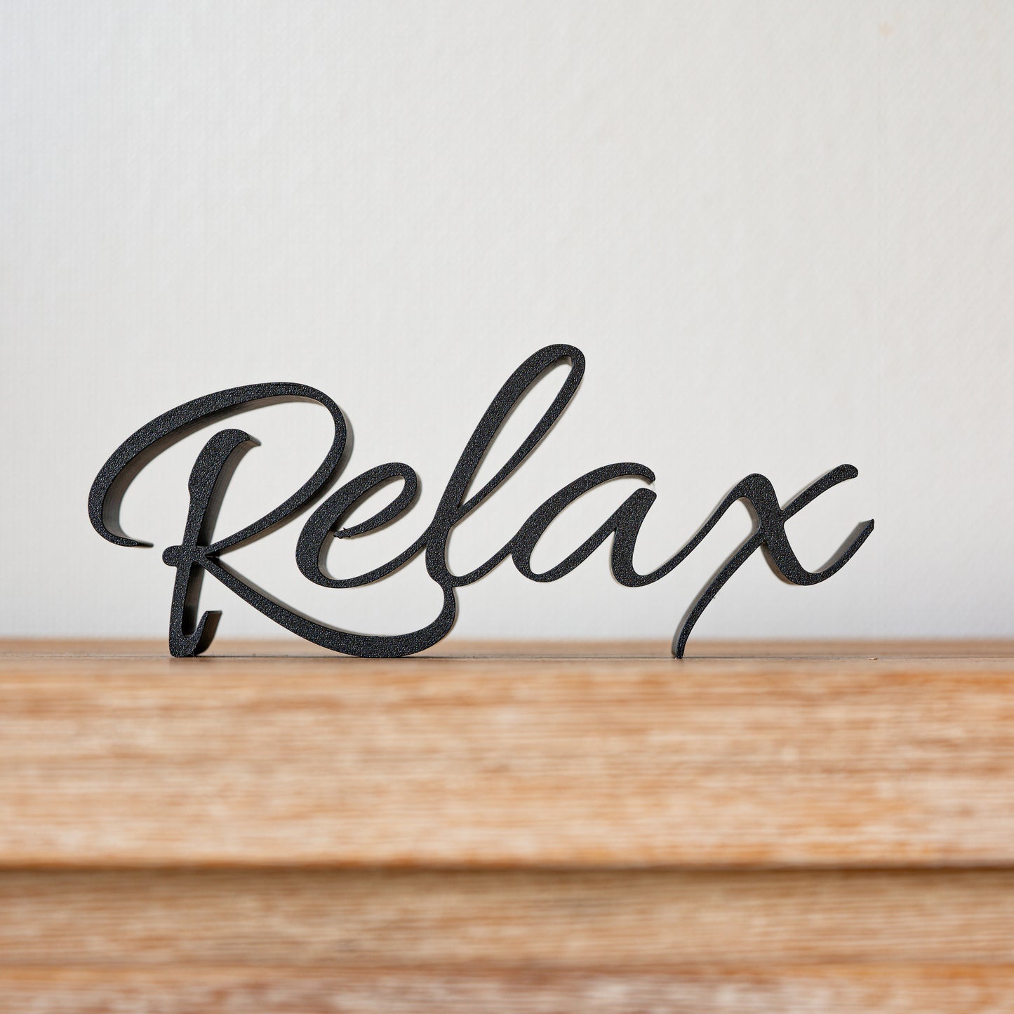 Schriftzug "Relax"