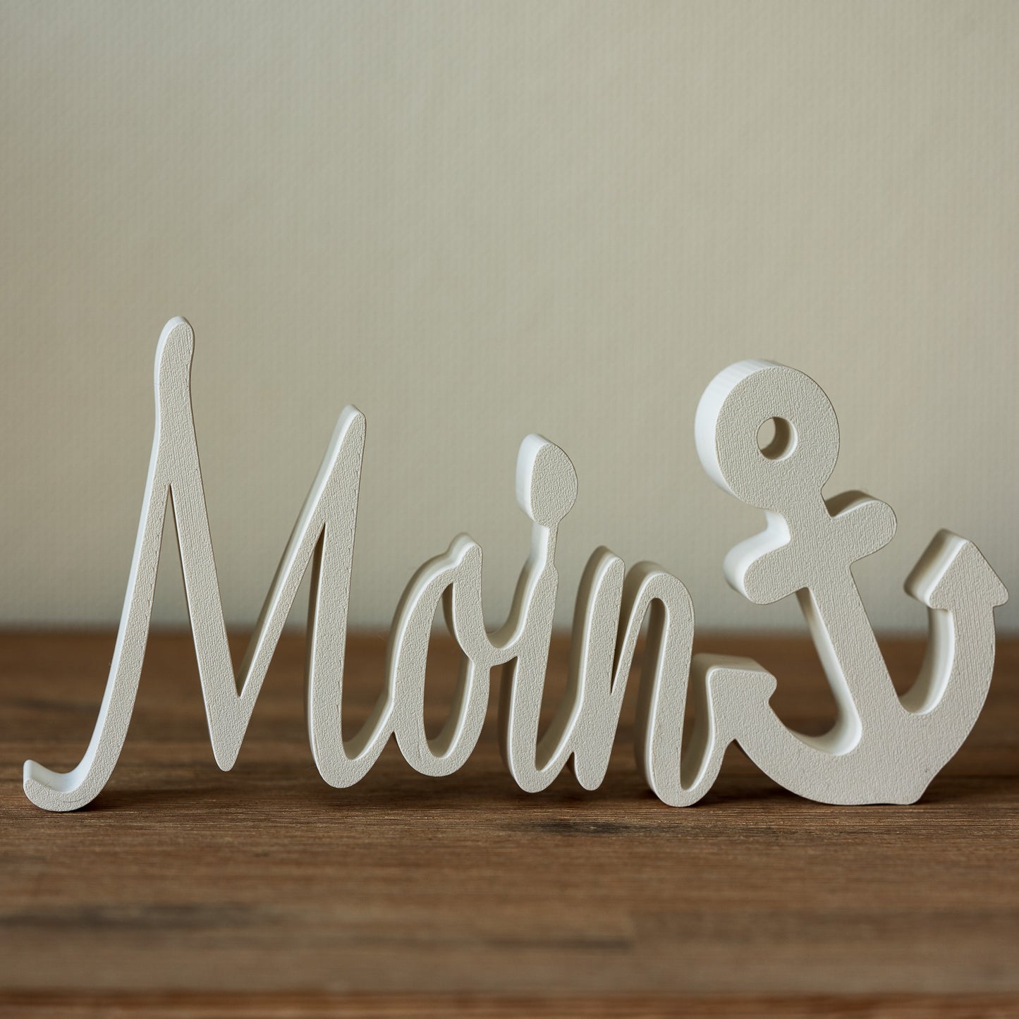 Schriftzug "Moin"