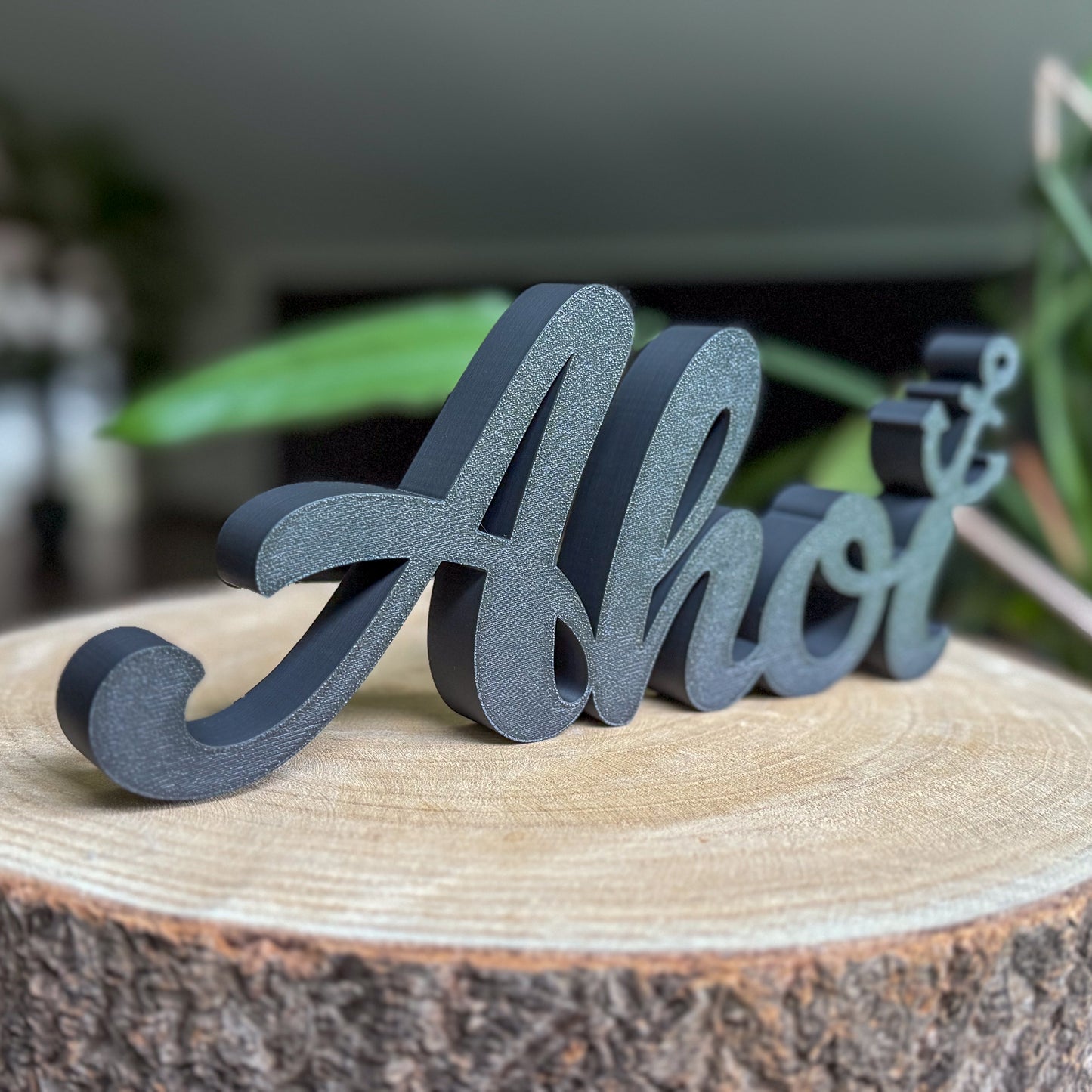 Schriftzug "Ahoi"