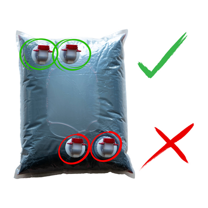 5L Bag-in-Box Juice Dispenser Horizontal with Stand, freestanding