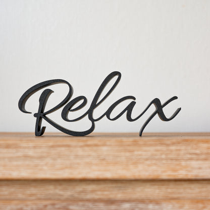 Lettrage "Relax"