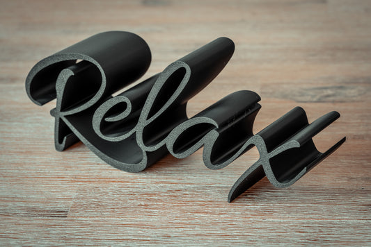 Schriftzug "Relax"