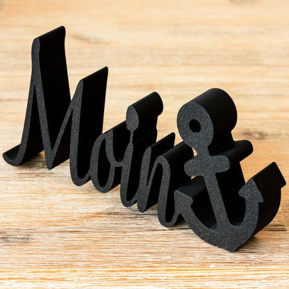 Inschrift « Moin »