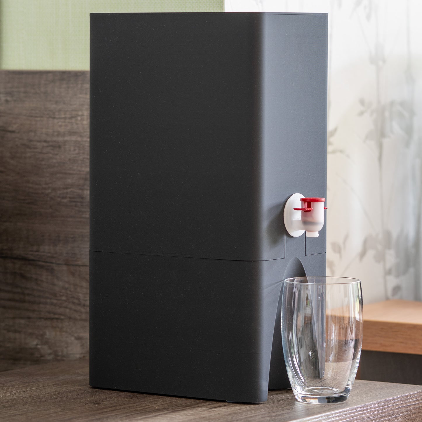 5L Bag in Box Weinspender mit Erhöhung, Saftspender, Behälter, Weinbehälter, Umkarton freistehend