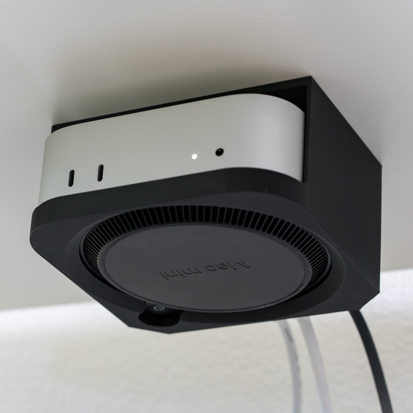 Mac mini M4 Underdesk Halter, Schreibtischhalter MacMini 2024-schwarz