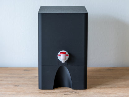 5L Bag-in-Box Juice Dispenser Horizontal with Stand, freestanding