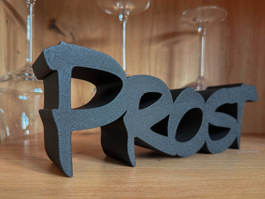Schriftzug "PROST"