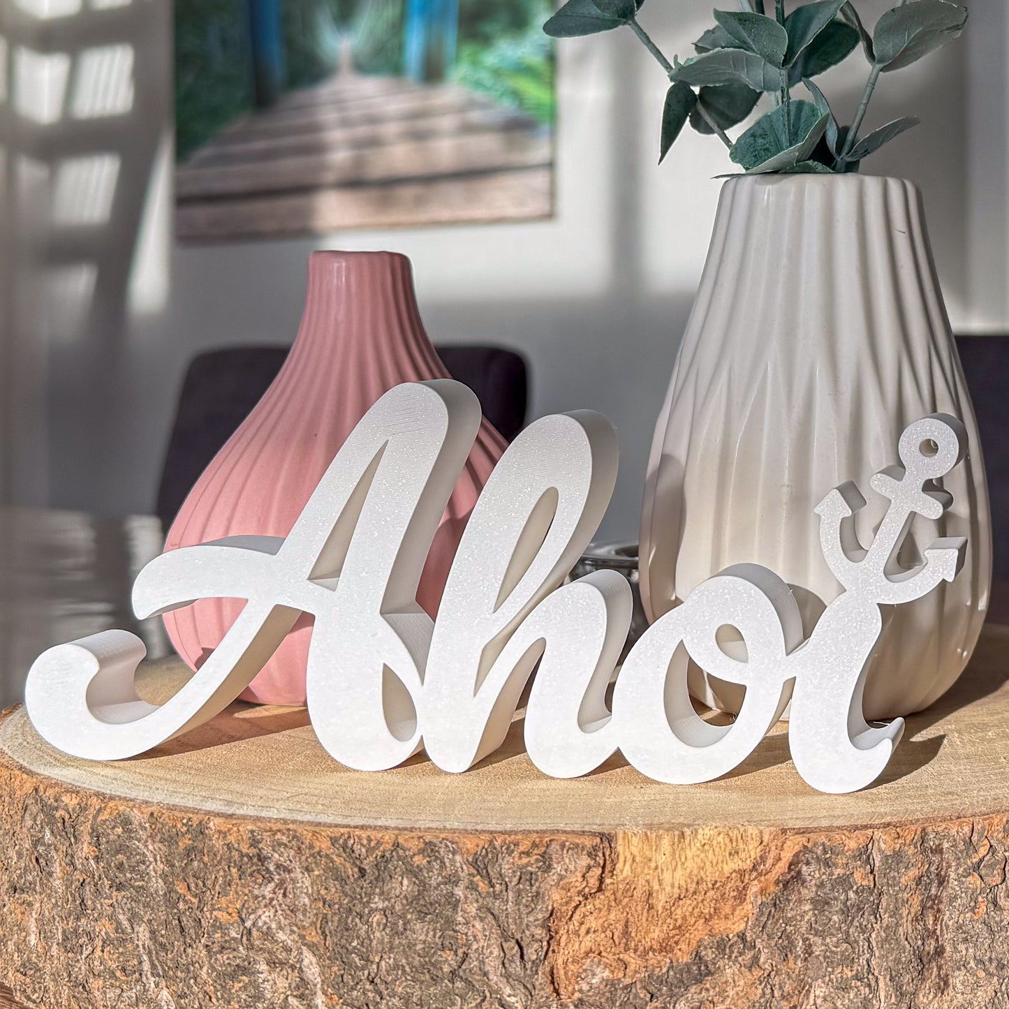 Schriftzug "Ahoi"