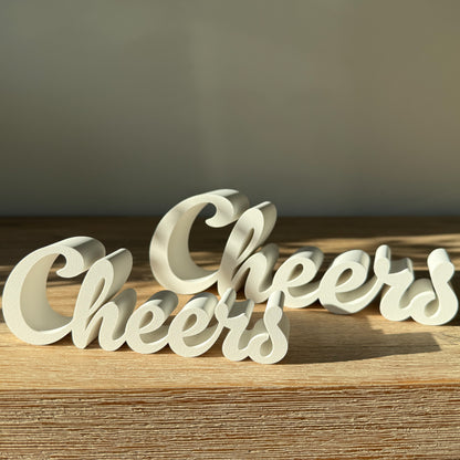 Inscription "Cheers"