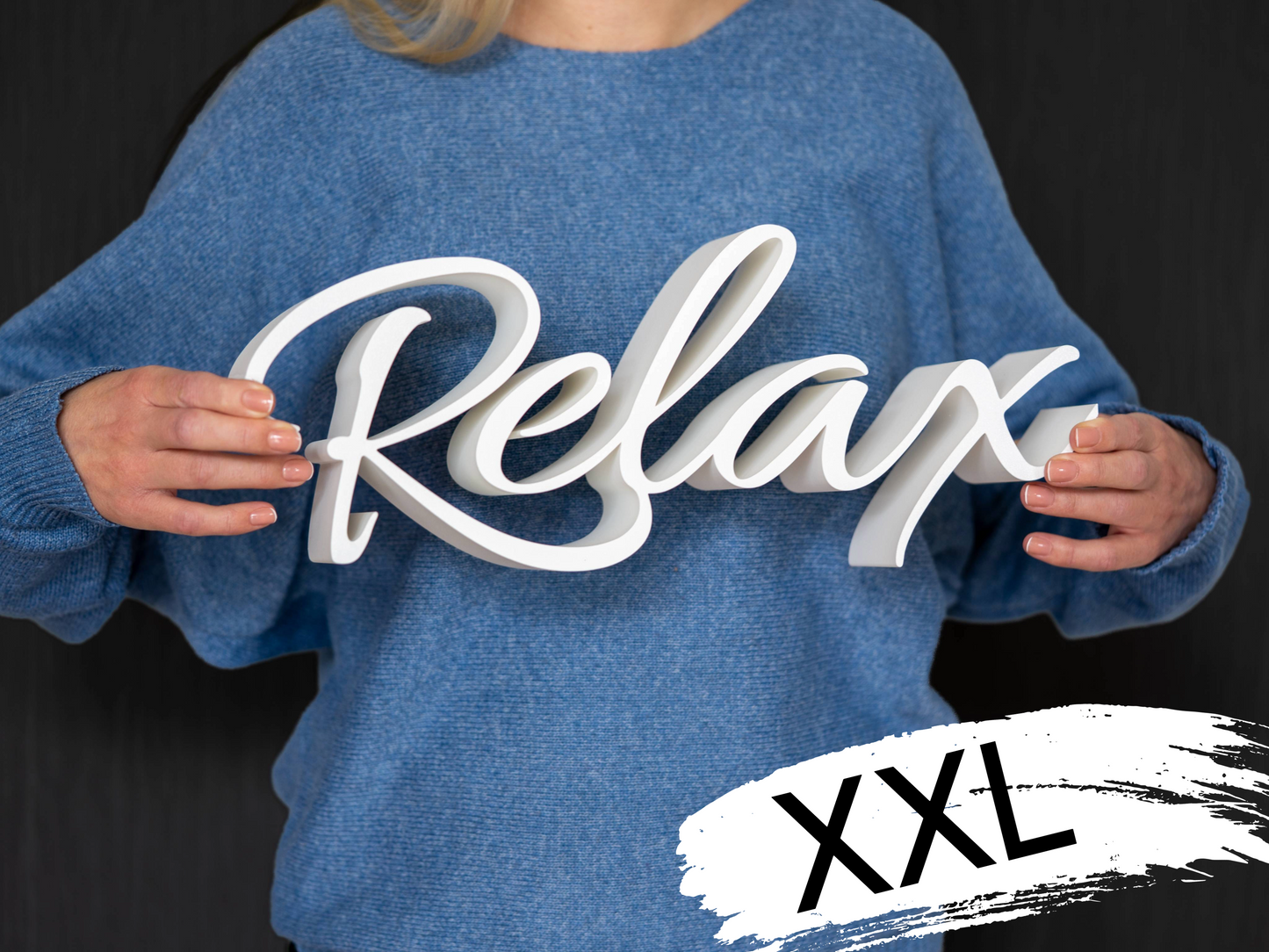 Schriftzug "Relax"