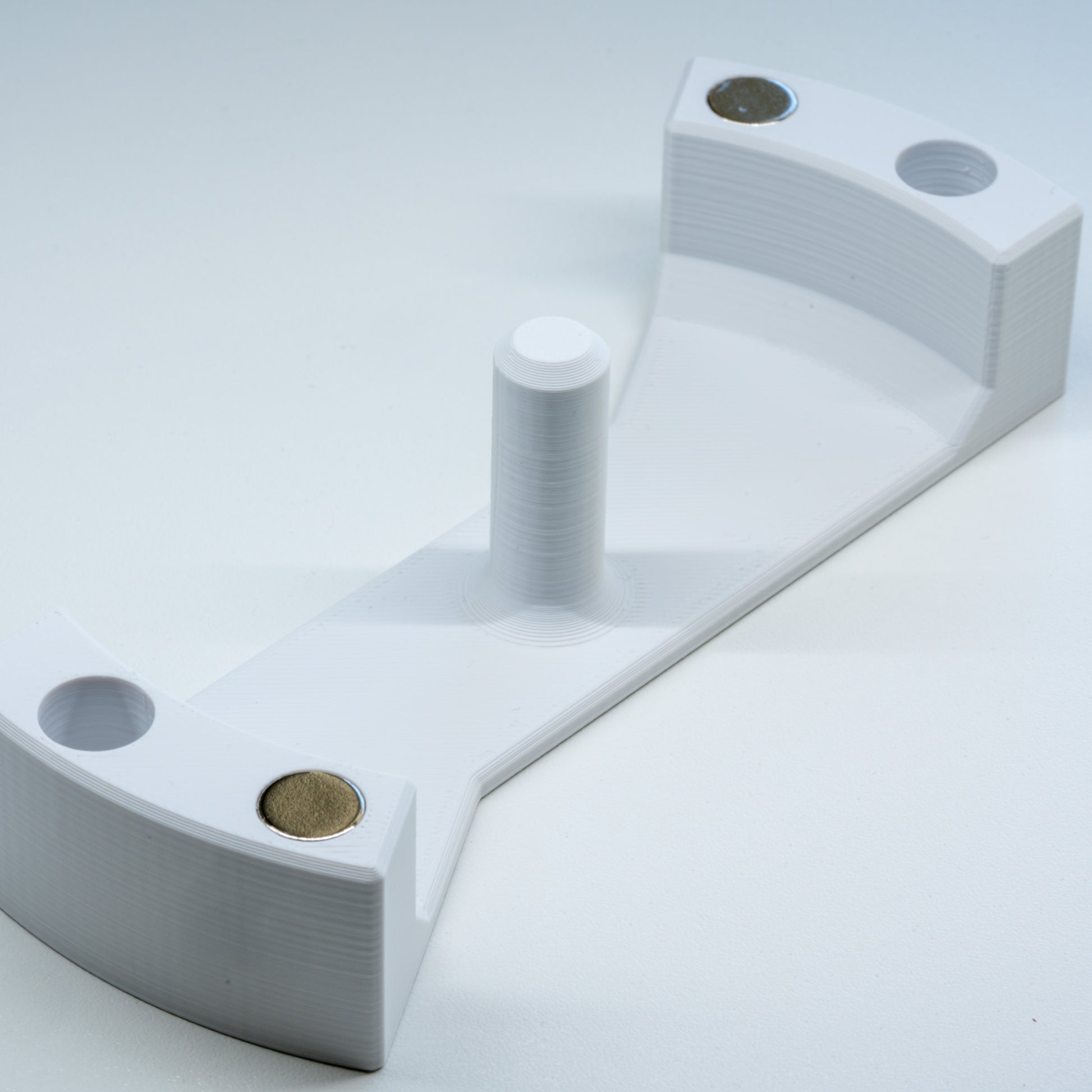 Wandhalterung für Laufrad mit Bremsscheibe, magnetisch, weiß